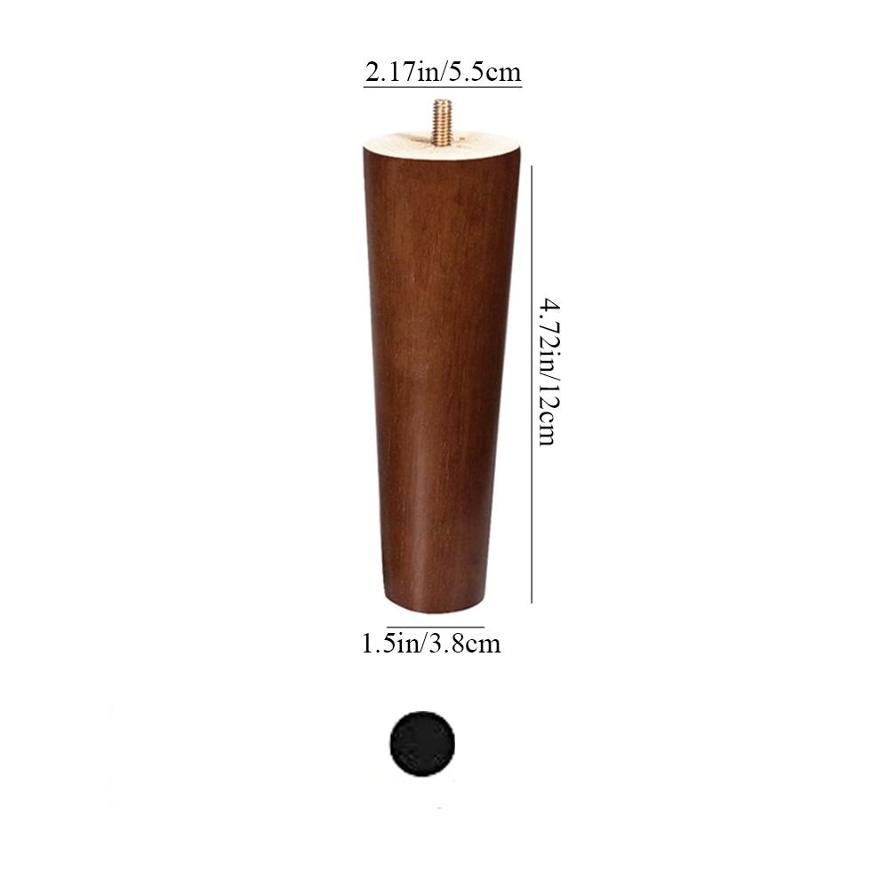 Conical Replacement TV Cabinet Chair Durable Sofa Leg Furniture Leg Table Feet for Coffee Table