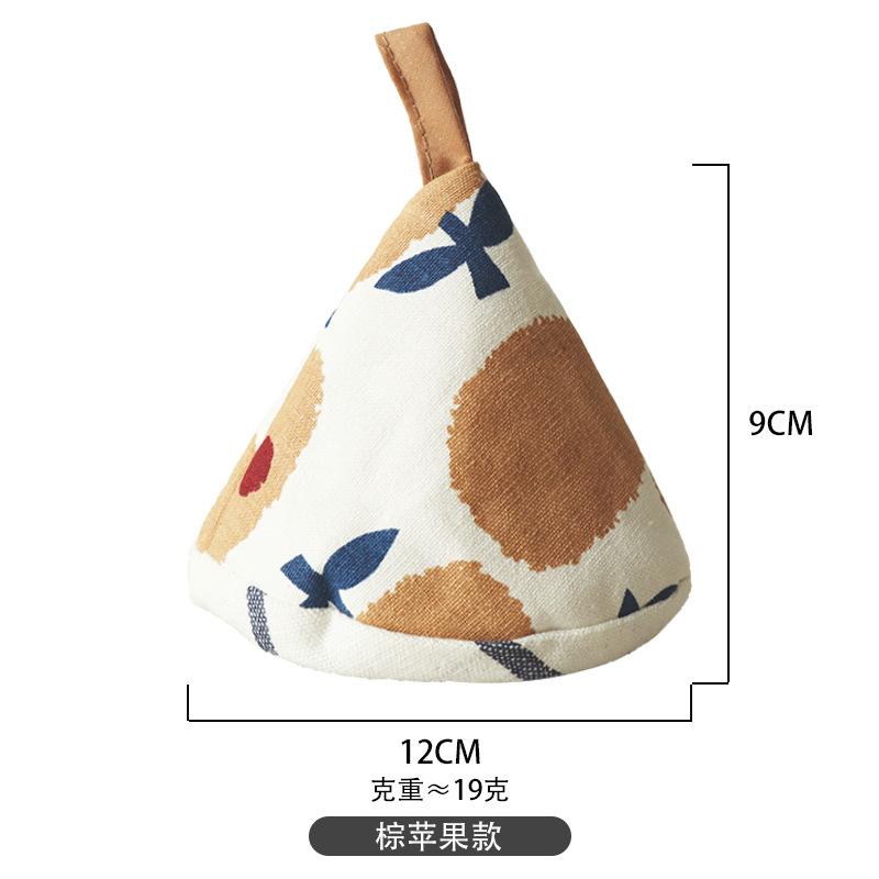1pcs Heat Resistant Triangle Pot Cover Enamel Pot Handle Cover Oven Mitts Microwave Gloves