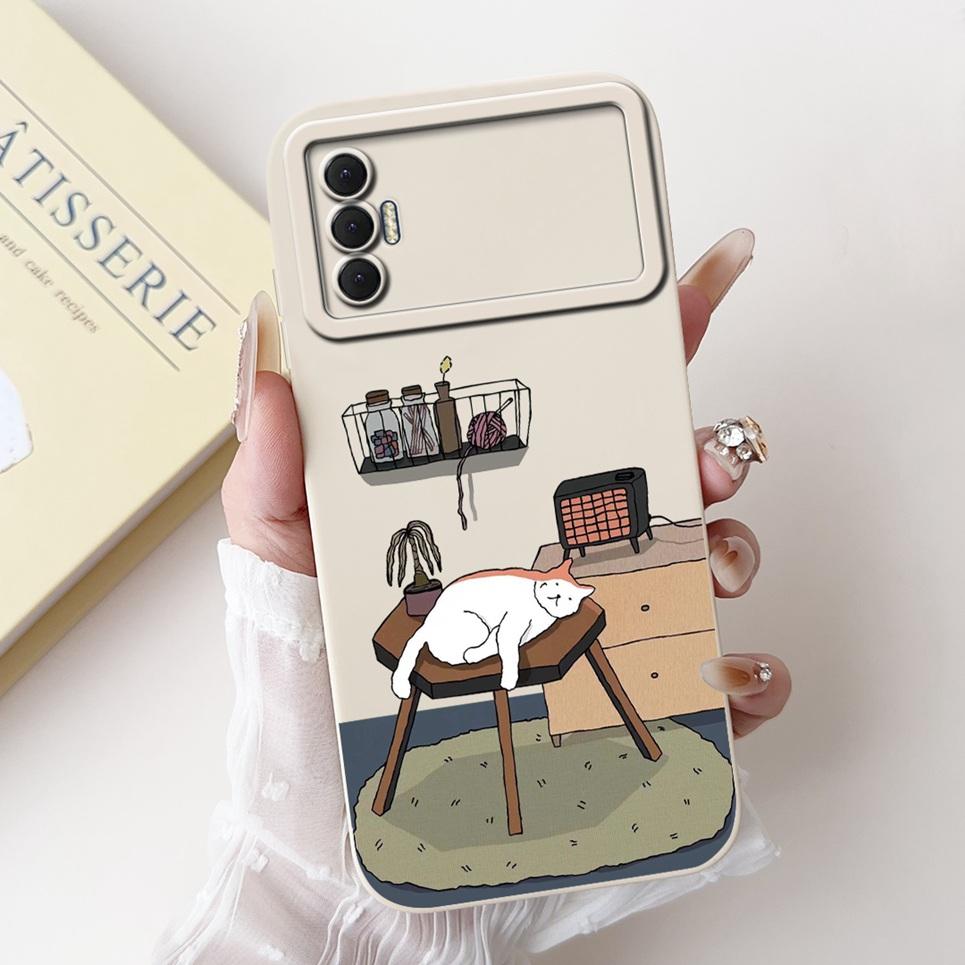 For Tecno Spark 8P Case Cute Astronaut Cartoon Panda Dragon Cover for Tecno Spark 9T India KG7H Spark8P Capa Funda Soft Silicone