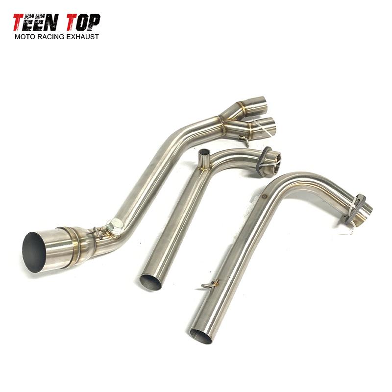 Stainless Steel Motorbike Exhaust Pipe For Yamaha Tmax500 Tmax530 Front Link Pipe Tmax 500 530 Exhaust Header Fit 51mm Muffler