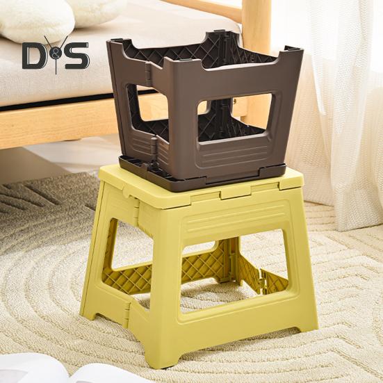 Складная скамейка, многофункциональная подставка для ног для малышей и пожилых людей, переносной пластиковый табурет с ручкой, уличный табурет для рыбалки