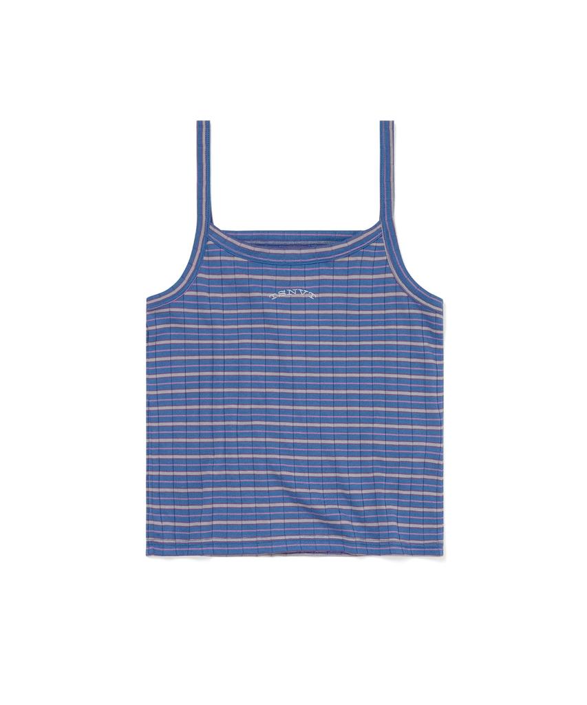 THISISNEVERTHAT Sleeveless Striped W Top Blue
