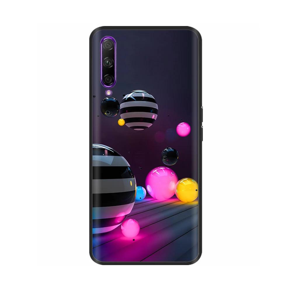 Черный силиконовый чехол для Huawei P Smart Pro Чехол Милый мягкий чехол для Huawei P Smart Pro Fundas PSmart Pro Защитная оболочка Capas