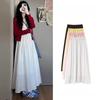 Women High Waist Chiffon Skirt With Cotton Blend Fabric For Casual Summer Wear