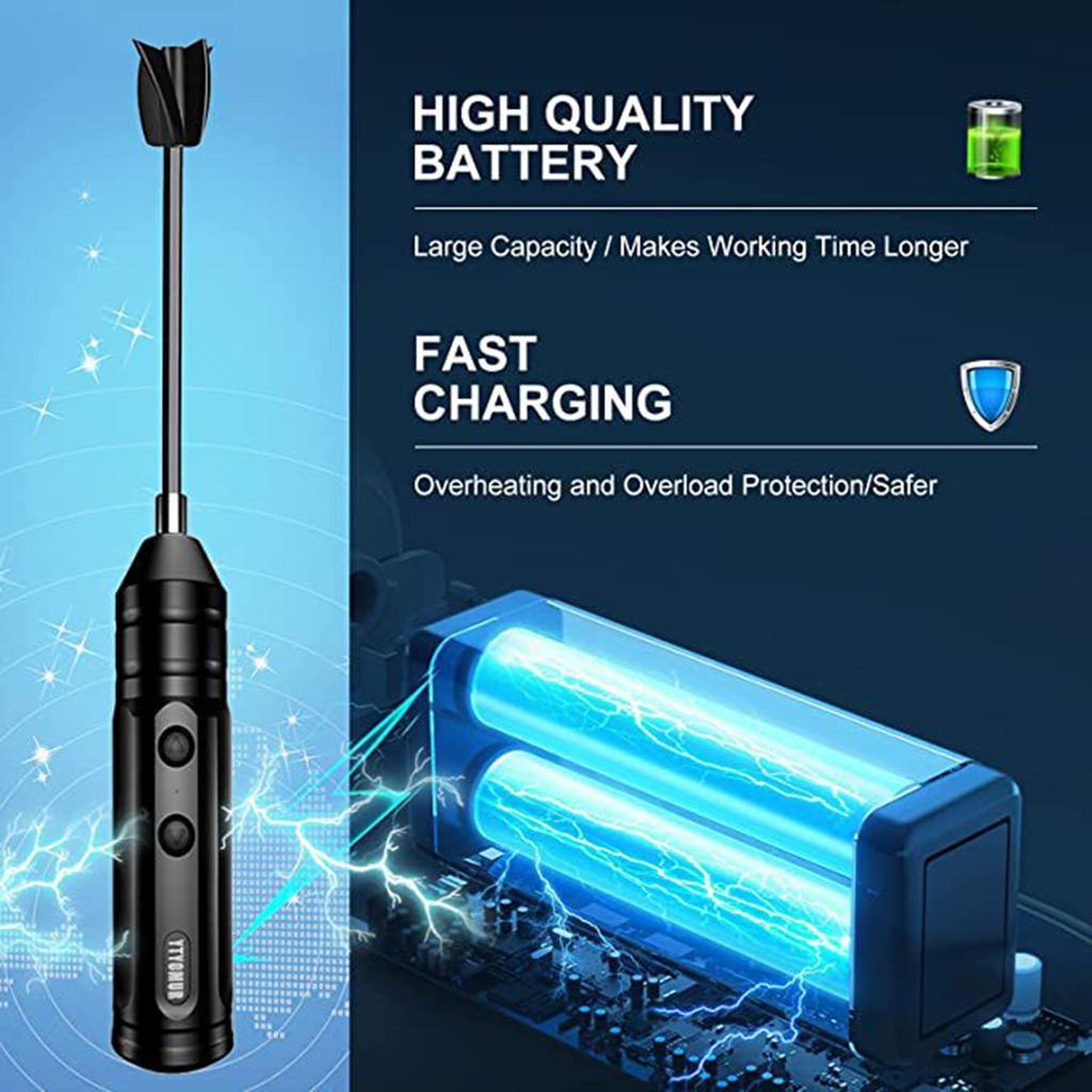 Смеситель для смолы, ручной электрический миксер для эпоксидной смолы, перезаряжаемый, минимизирующий пузырьки, беспроводной смеситель для смолы для смешивания силикона