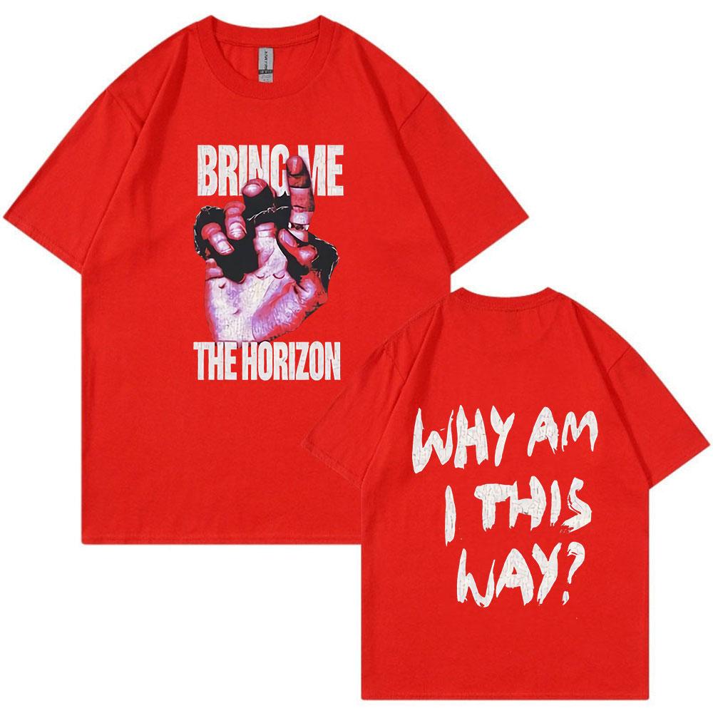BMTH BringMe TheHorizon Band T-shirt Men Women Hip Hop Vintage Oversized T Shirt High Quality 100% Cotton Short Sleeve T-shirts