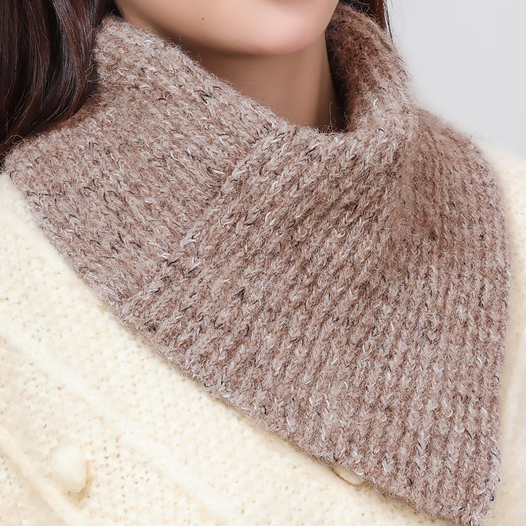 New Detachable Knitted Turtleneck Fake Collar For Women Neck Warmer Autumn Winter Warm Cover Head Neck Knitting False Collar