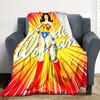 1 шт. Фланелевое одеяло Wonder Woman Мягкое, теплое и уютное для дивана, кровати, офиса и путешествий Универсальное всесезонное Подарок, Рождественский подарок
