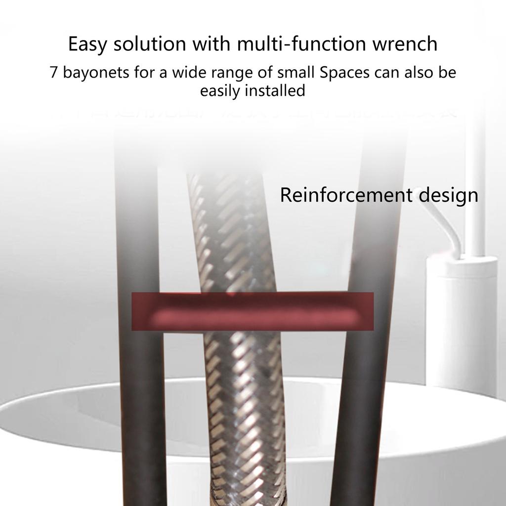 Многофункциональный ключ для раковины, шестигранный ключ с четырьмя челюстями, сантехнический инструмент для крана, универсальный двусторонний ключ, смеситель для раковины, сантехника