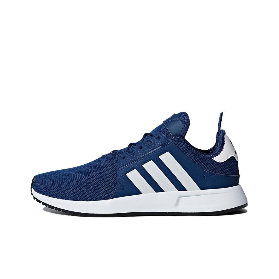 adidas Originals X_PLR Ткань Сетка Повседневная Обувь Прочная Низкая Посадка Кроссовки для Стиля Унисекс Кроссовки Синий Белый BY8689