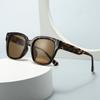 Европейские и американские модные уличный стиль ретро художественные акриловые вставки солнцезащитные очки современный шарм Ins очки 28070