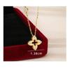 Женское ожерелье с четырьмя листочками клевера Premium Sense Fashion Collarbone Chain