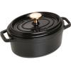 Cocotte Zwilling Staub Oval 22,4×17 Cm Black 1 L (40509-482-0)