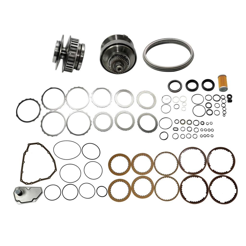 Transmission Master Rebuild Kit & Pulley Set W/ Belt JF015E RE0F11A For Nissan