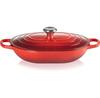Le Creuset Signature Oblong Roasting Pan Cherry Red 3.4 L (21112310602430)