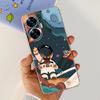 For Realme C55 4G Case RMX3710 Colorful Painted Cover Soft Slim Fundas Phone Case For Realme C55 C55 RealmeC55 Back Cover Bumper