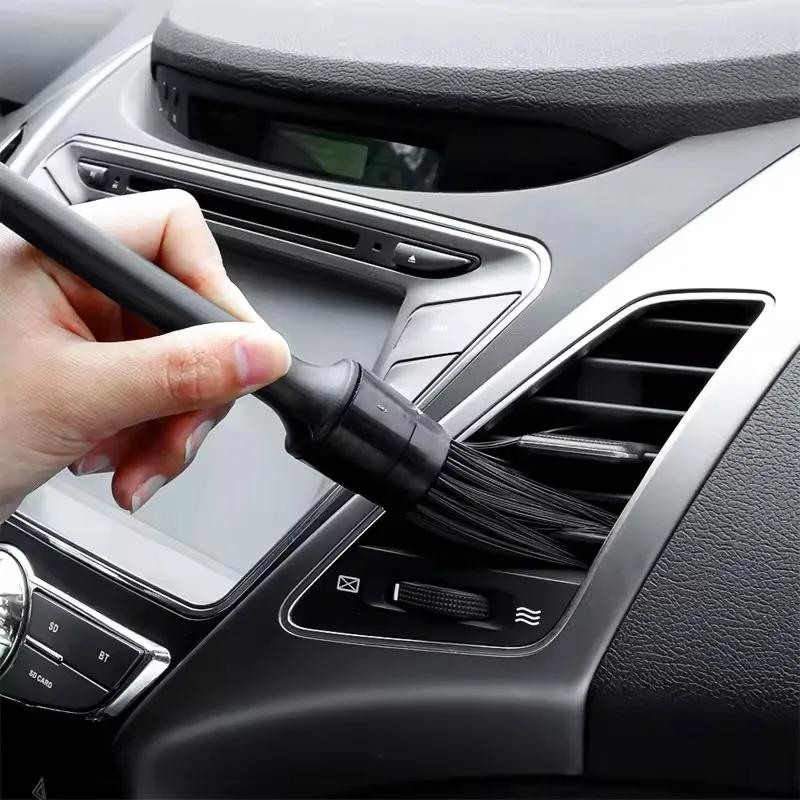 5pcs Motorcycle Cleaning Detailing Brush Set Car Cleaning Kit Chain Cleaner Multifunction Brushes Car Detailing Motorcycle Tools