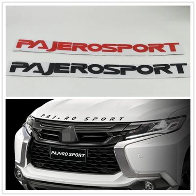 Для Mits + ubishi Pajero Sport, эмблема на переднем капоте, логотип, табличка с буквами, наклейка на автомобиль