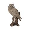 Ubia Antique Horned Owl X 15 X Garden Figurine, 19.7 34.8 Cm, Animal, Decor, Bird, H18120-3