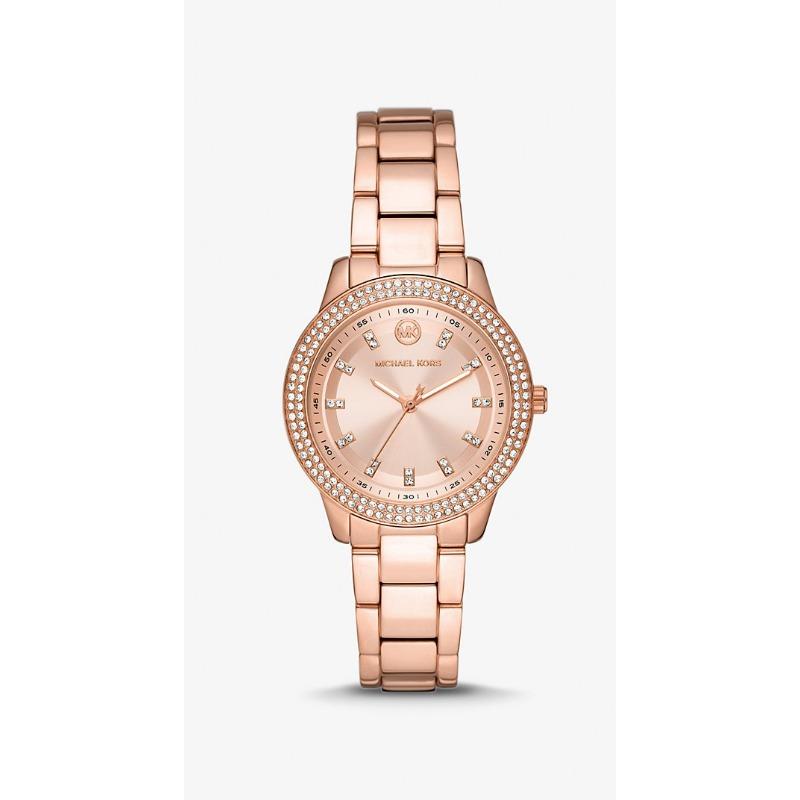 Michael Kors Slim Runway Silver-Tone Stainless Steel Ladies Watch MK1058