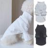 Pet Clothes Exquisite Lace Long Sleeve Dog Shirt Two-foot Design Comfortable Pet Pullover Pet Supplies