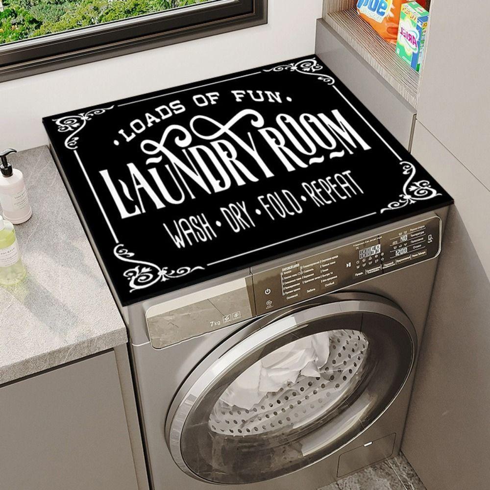 Пылезащитная барабанная стиральная машина коврик противоскользящий холодильник пылезащитная ткань стиральная машина