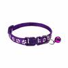 Small Cats Dog Collars With Bell Breakaway Adjustable Dog Puppy Bling Paw Prints