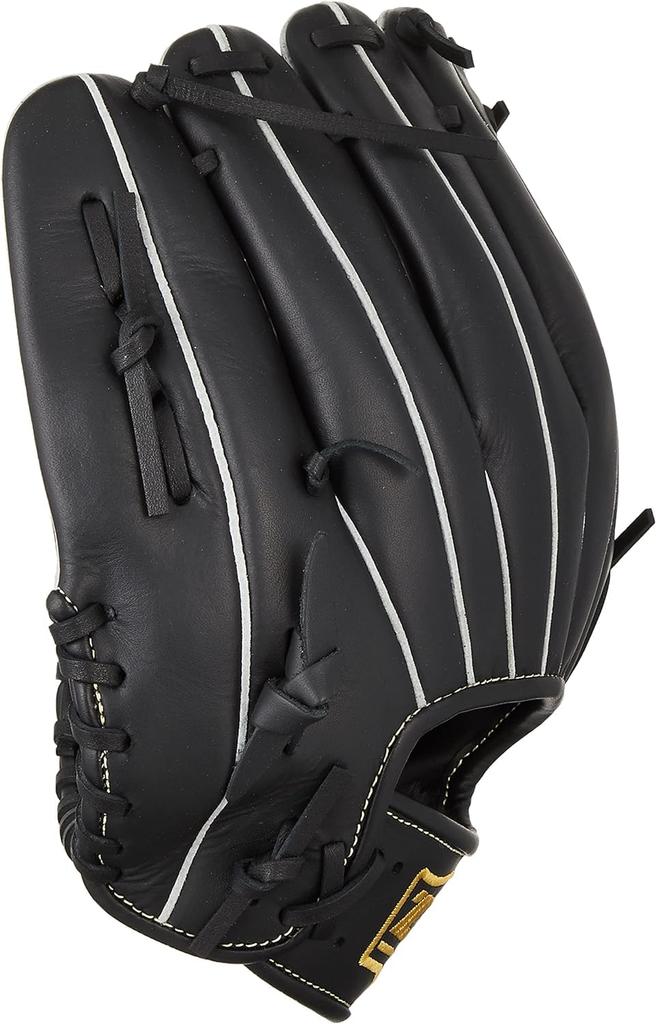 Перчатки для бейсбола и софтбола ZETT Rubber Fine Play All Round Black Seating Champagne Gold For Throwing BSGB3910AZ (Перчатка) Резьба правая