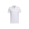 Solid Color Logo Polo Shirt Men Tops White IA5447