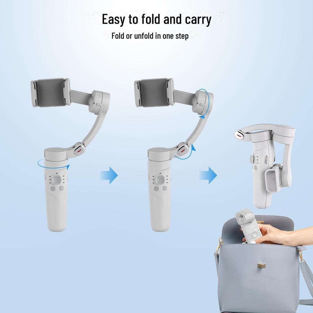 M1 Three-Axis Folding Handheld Mobile Phone Stabilizer