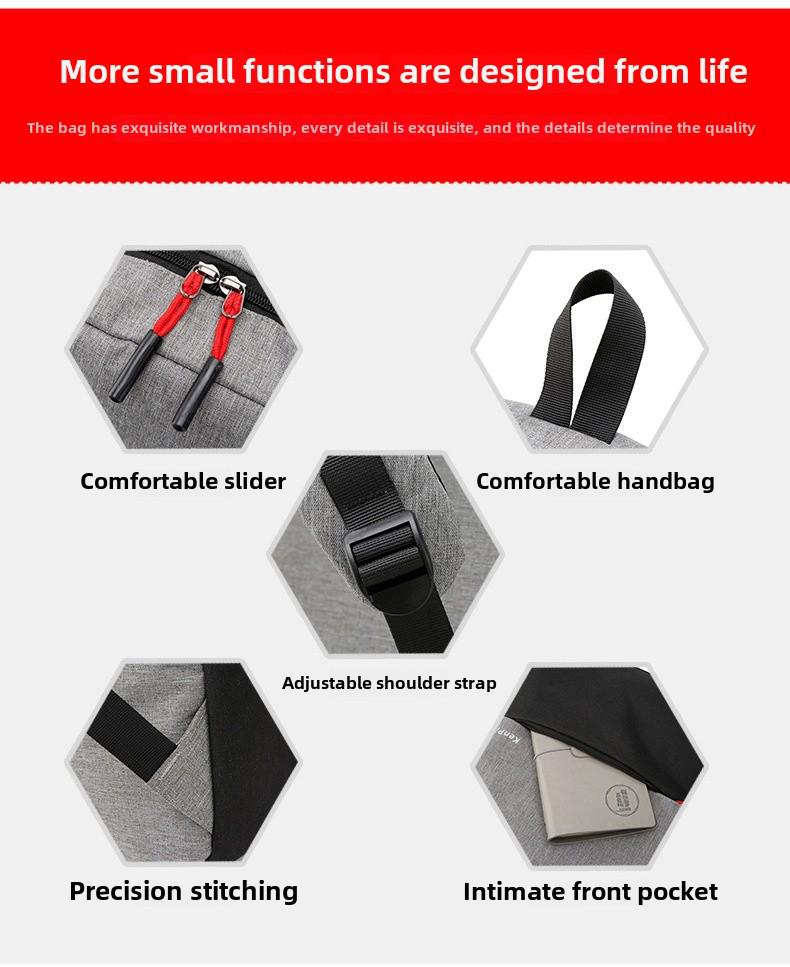 Мужской рюкзак для отдыха и активного отдыха в корейском стиле для ноутбука