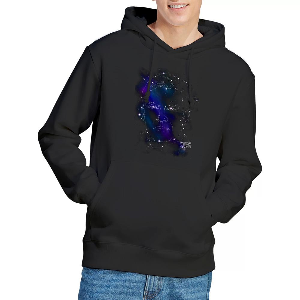 Star Trek Mens Captain Kirk Constellations Hoodie