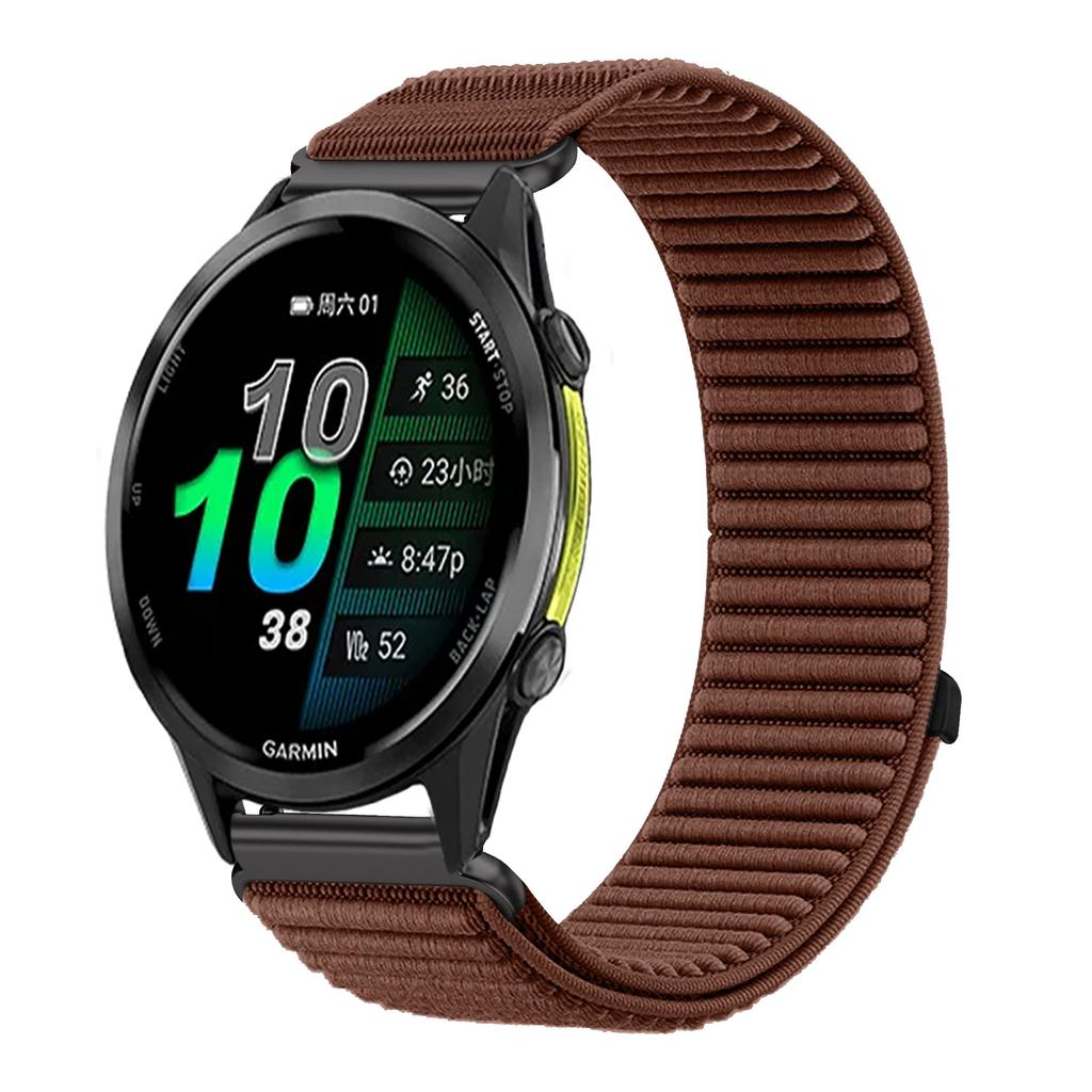 18mm 20mm 22mm Nylon Loop Strap for Garmin Forerunner 970 570 965 955 165 55/Venu 4 45mm 41mm Bracelet for Garmin Vivoactive 6 5