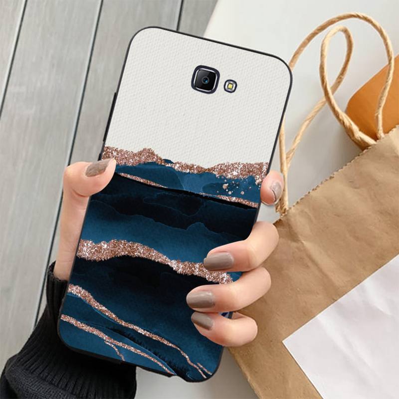 FHNBLJ Gold Pink Glitter Marble Phone Case Cover for Samsung J4 PLUS J7PRO J5 J6 J7 PRIME J7 Neo 2016 2018 J8