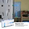 Magnetic Mini Bubble Level Two Direction Clear Level Picture Hangings Level Mark Measuring Instrument Layouts Tool