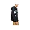 Li Ning Sports Trend Series Color Block Loose Hooded Woven Sports Jacket Autumn Men Jacket Black AFDT529-2
