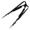 Leather Camera Strap Dual Shoulder Snapshot Harness Adjustable Multifunctional Camera Accessories for SLR CameraBlack