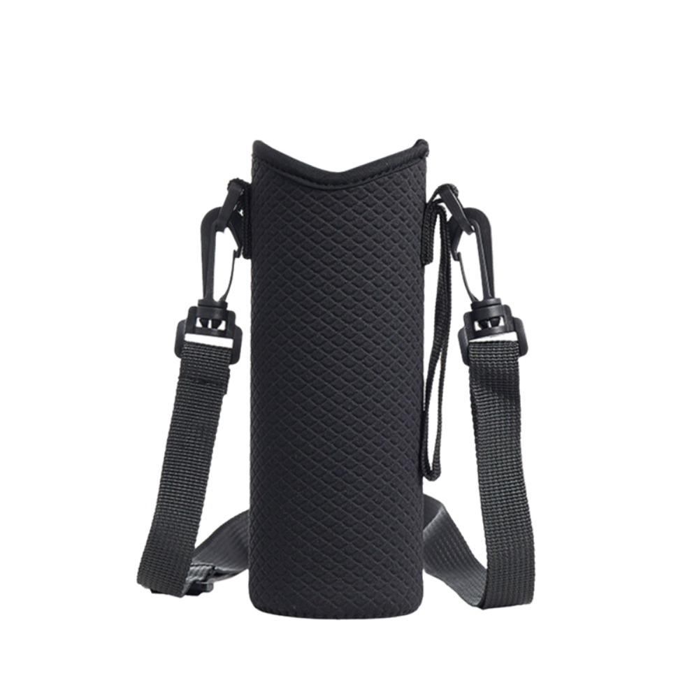 2pcs Neoprene Water Bottle Sleeve Plaid Texture Insulated Water Bottle Bag  Camping