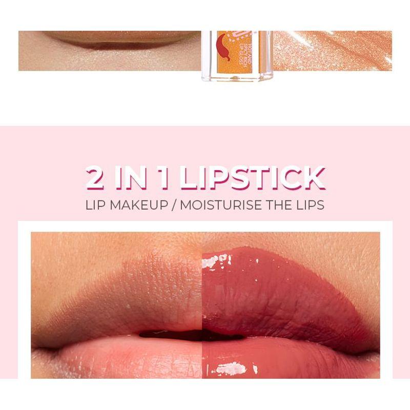 BEAUTY GLAZED - Пряный насыщенный увлажняющий блеск для губ - 8 цветов