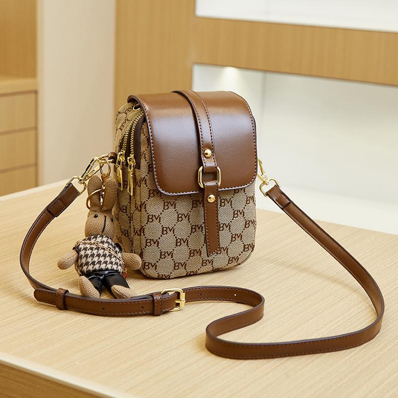 Сумка для мобильного телефона с вертикальным принтом, женская, весна/лето, винтажная, маленькая, квадратная, мини, сумка через плечо, женская сумочка