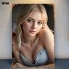 1 шт. Винтажная настенная картина в золотой рамке 8x12 дюймов Металлическая жестяная вывеска для кухни, бара, дома, Декор в стиле фермерского дома