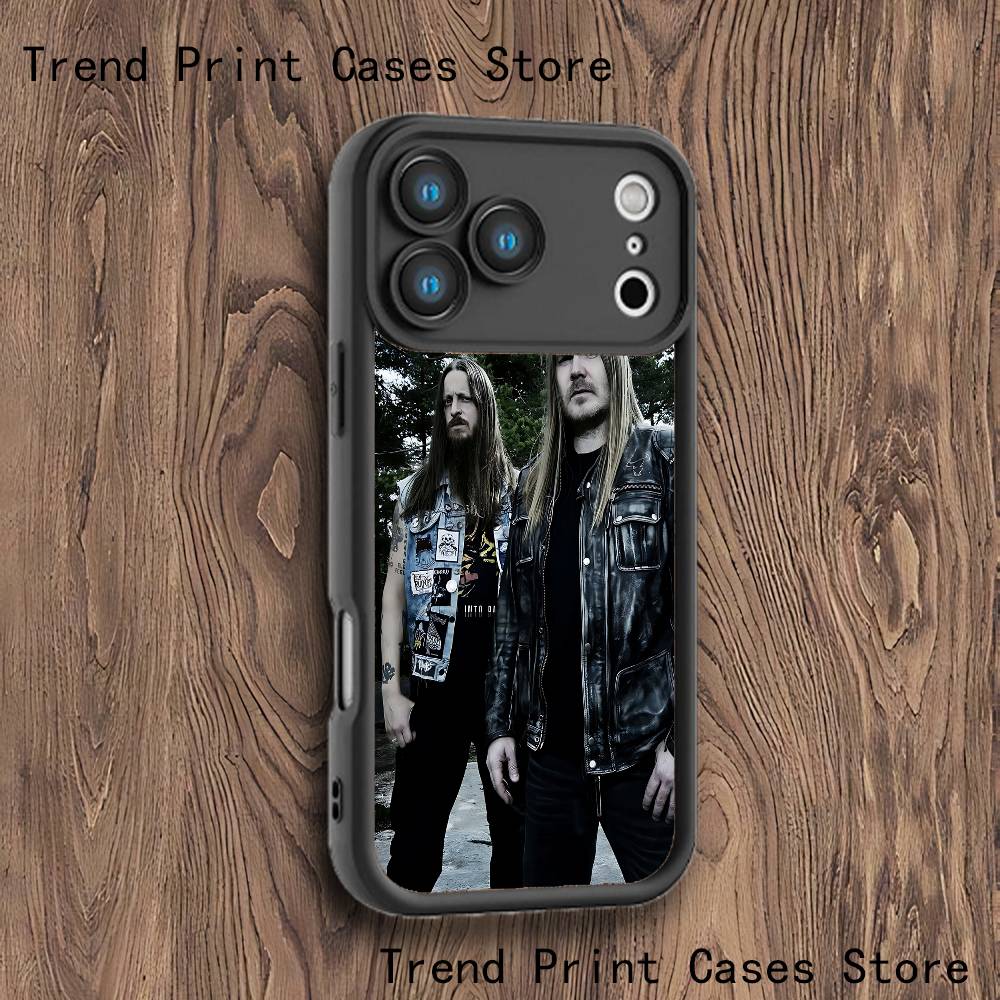 Чехол для телефона D-Darkthrone для iPhone 17,16,15,14,13,12,11,Pro,Max,Plus,X,XS,SE4,E,Mini Черный Утолщенная рамка Чехол