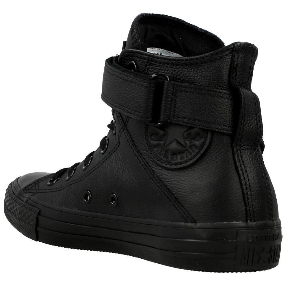 Converse Chuck Taylor AS Brea удобные и универсальные нескользящие прочные высокие кроссовки для женщин в черном цвете