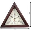 Настенные часы треугольной формы ручной работы 12 дюймов деревянные настенные часы в старинном стиле для дома и офиса студия украшение подарок