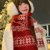 Шарф-платок Fair Island со снежинками, двусторонний, вязаный, женский, осенне-зимний, корейской атмосферы, утолщенный, теплый, винтажный
