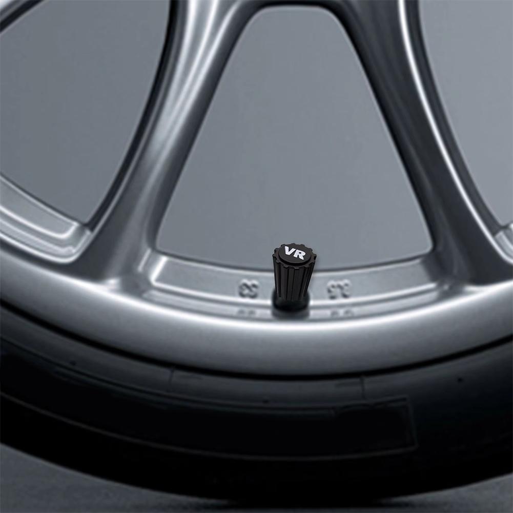 8 шт. пылезащитных колпачков для вентилей шин, пылезащитная крышка воздушного клапана колеса с печатью VR VL HR HL 8V1 US Schrader ABS