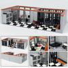 Prison City Police Station Interrogation Room MiniFigures Set Building Block Brick Toys