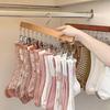 Вешалка для брюк с 12 зажимами Экономия места Органайзер для шкафа Металлический зажим без следов для брюк для йоги, леггинсов, джинсов, юбок