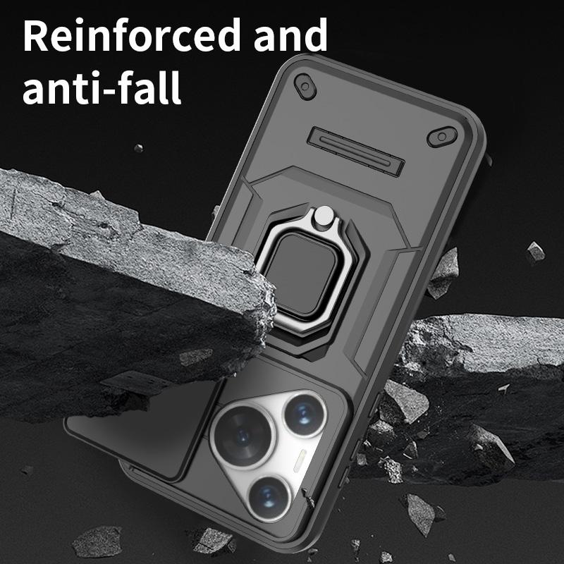 Противоударный чехол для Huawei Pura 70 Ultra Pura70 Slide Lens Camera Armor Back Coque для Honor Magic 5 6 Lite 90 X9A X9B Cover