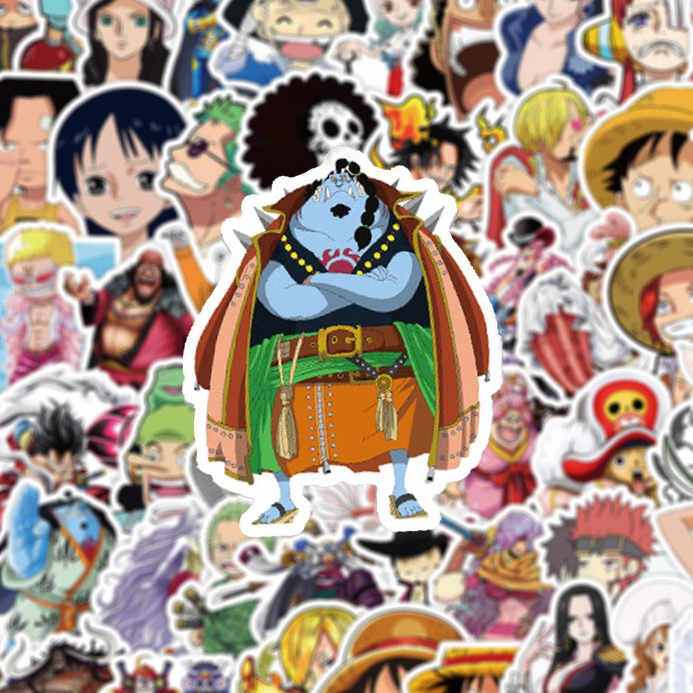 10/30/50 шт. Крутые мультяшные наклейки Луффи Зоро ONE PIECE Наклейки для DIY Блокнота Дневника Канцелярские принадлежности Водонепроницаемые Классические Аниме Наклейки Игрушки